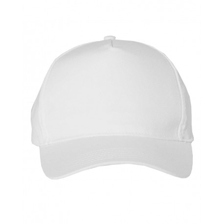 8869 Valucap 8869 Five-Panel Twill Cap WHITE