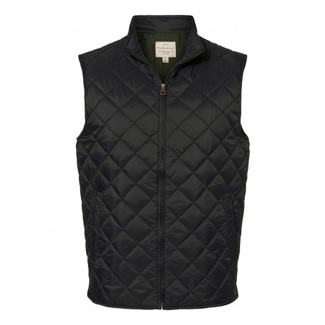 207359 Weatherproof 207359 Vintage Diamond Quilted Vest BLACK