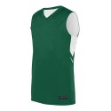 1167 Augusta Sportswear Dark Green/ White