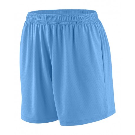 1293 Augusta Sportswear 1293 Girls' Inferno Shorts COLUMBIA BLUE