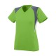 1295 Augusta Sportswear Lime/ Graphite/ White