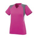 1295 Augusta Sportswear Power Pink/ Graphite/ White