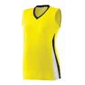1355 Augusta Sportswear Power Yellow/ Black/ White
