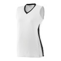 1356 Augusta Sportswear White/ Black/ White