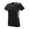 1361 Augusta Sportswear Black/ Black/ White Print