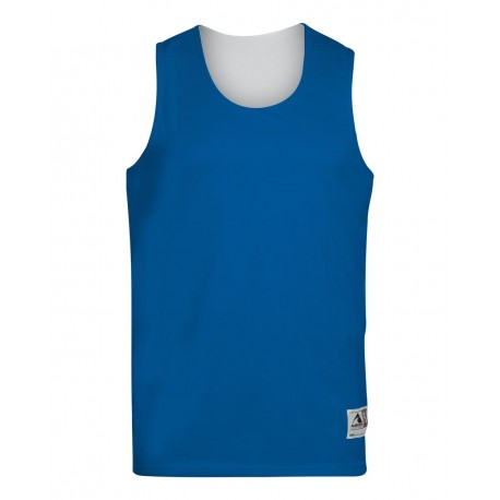 149 Augusta Sportswear 149 Youth Reversible Wicking Tank Top ROYAL/ WHITE