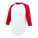 1505 Augusta Sportswear WHITE/ RED