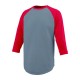1506 Augusta Sportswear Graphite/ Red
