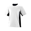 1510 Augusta Sportswear White/ Black/ Silver Grey