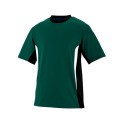 1510 Augusta Sportswear Dark Green/ Black/ White