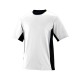 1511 Augusta Sportswear White/ Black/ Silver Grey