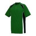 1540 Augusta Sportswear Dark Green/ Black/ White