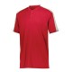 1557 Augusta Sportswear Red/ White/ Silver Grey