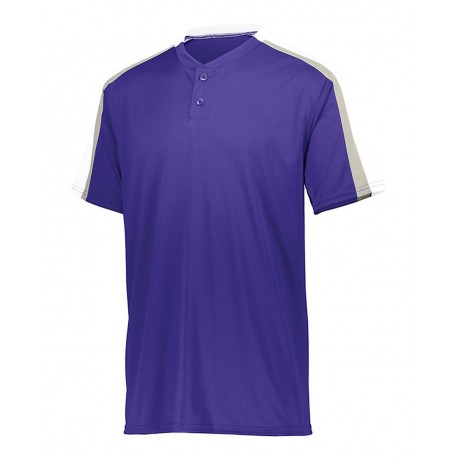 1558 Augusta Sportswear 1558 Youth Power Plus Jersey 2.0 Purple/ White/ Silver Grey