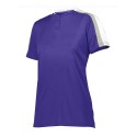 1559 Augusta Sportswear Purple/ White/ Silver Grey