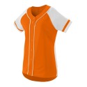1666 Augusta Sportswear Power Orange/ White