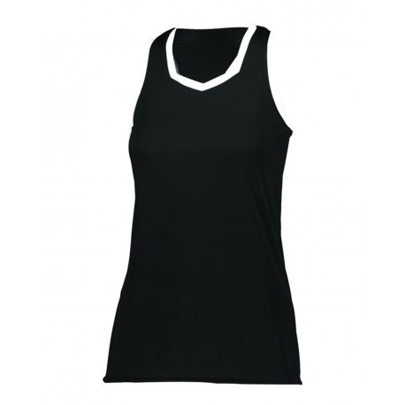 1678 Augusta Sportswear 1678 Women's Crosse Jersey BLACK/ WHITE