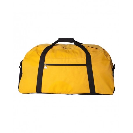 1703 Augusta Sportswear 1703 Large Ripstop Duffel Bag GOLD/ BLACK