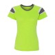 3011 Augusta Sportswear Lime/ Slate/ White