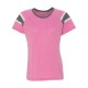 3011 Augusta Sportswear Power Pink/ Slate/ White
