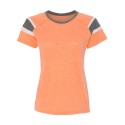 3011 Augusta Sportswear Light Orange/ Slate/ White