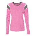 3012 Augusta Sportswear Power Pink/ Slate/ White