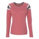 3012 Augusta Sportswear Red/ Slate/ White