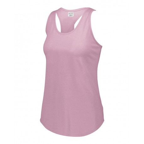 3078 Augusta Sportswear 3078 Women's Lux Triblend Tank Top Dusty Rose Heather