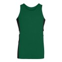 332 Augusta Sportswear Dark Green/ Black/ White