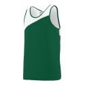352 Augusta Sportswear Dark Green/ White