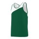 353 Augusta Sportswear Dark Green/ White