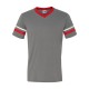 360 Augusta Sportswear Graphite/ Red/ White