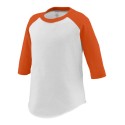 422 Augusta Sportswear White/ Orange