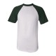 423 Augusta Sportswear White/ Dark Green