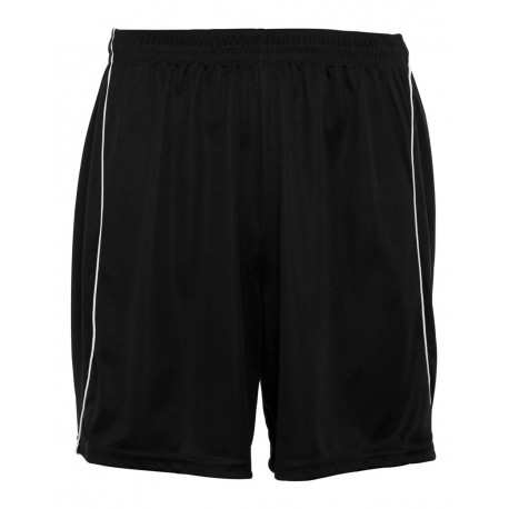 460 Augusta Sportswear 460 Wicking Soccer Shorts with Piping BLACK/ WHITE