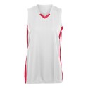527 Augusta Sportswear WHITE/ RED