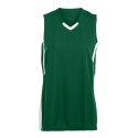 527 Augusta Sportswear Dark Green/ White