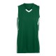 528 Augusta Sportswear Dark Green/ White