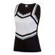 9141 Augusta Sportswear Black/ White/ Metallic Silver