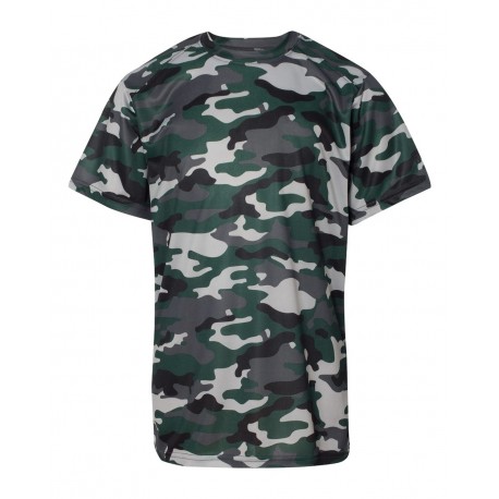 2181 Badger 2181 Youth Camo T-Shirt FOREST
