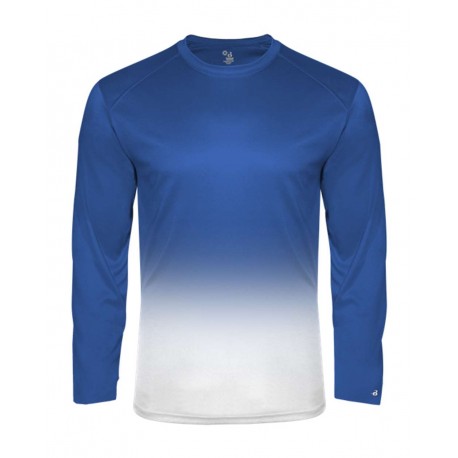 2204 Badger 2204 Youth Ombre Long Sleeve T-Shirt ROYAL
