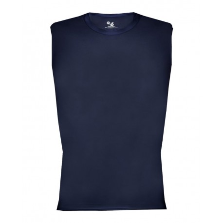 4631 Badger 4631 Pro-Compression Sleeveless T-Shirt NAVY