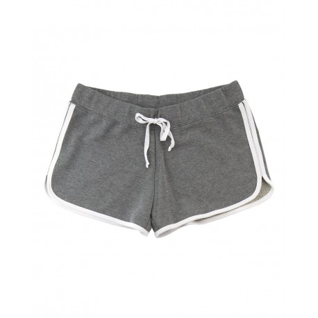 R65 Boxercraft R65 Women's Relay Shorts Granite/ White