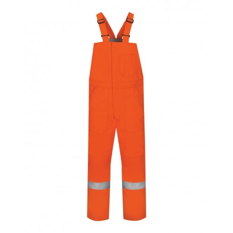 BLCS Bulwark BLCS Deluxe Insulated Bib Overall with Reflective Trim - EXCEL FR ComforTouch ORANGE