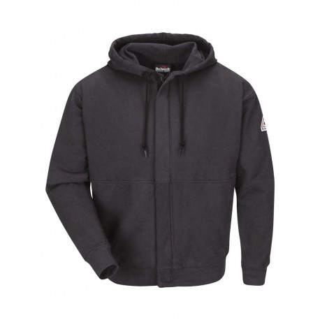 SEH4 Bulwark SEH4 Zip-Front Hooded Sweatshirt CHARCOAL