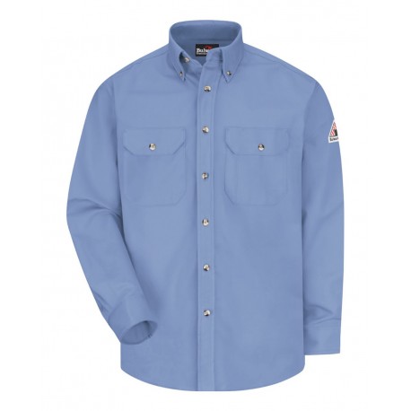 SLU2L Bulwark SLU2L Dress Uniform Shirt - Excel FR ComforTouch - 7 oz. - Long Sizes LIGHT BLUE