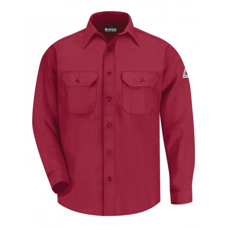 SND6L Bulwark SND6L Uniform Shirt - Nomex IIIA - Long Sizes RED
