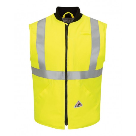 VMS4HV Bulwark VMS4HV Hi Vis Insulated Vest with Reflective Trim - CoolTouch2 Yellow/ Green