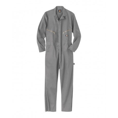 4877L Dickies 4877L Deluxe Long Sleeve Cotton Coverall - Long Sizes GREY
