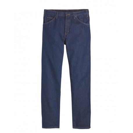 C993EXT Dickies C993EXT Industrial Jeans - Extended Sizes Rinsed Indigo Blue - 39 Unhemmed